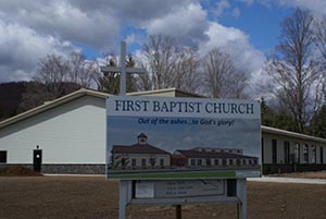ABS erects the First Baptist Church in Walton